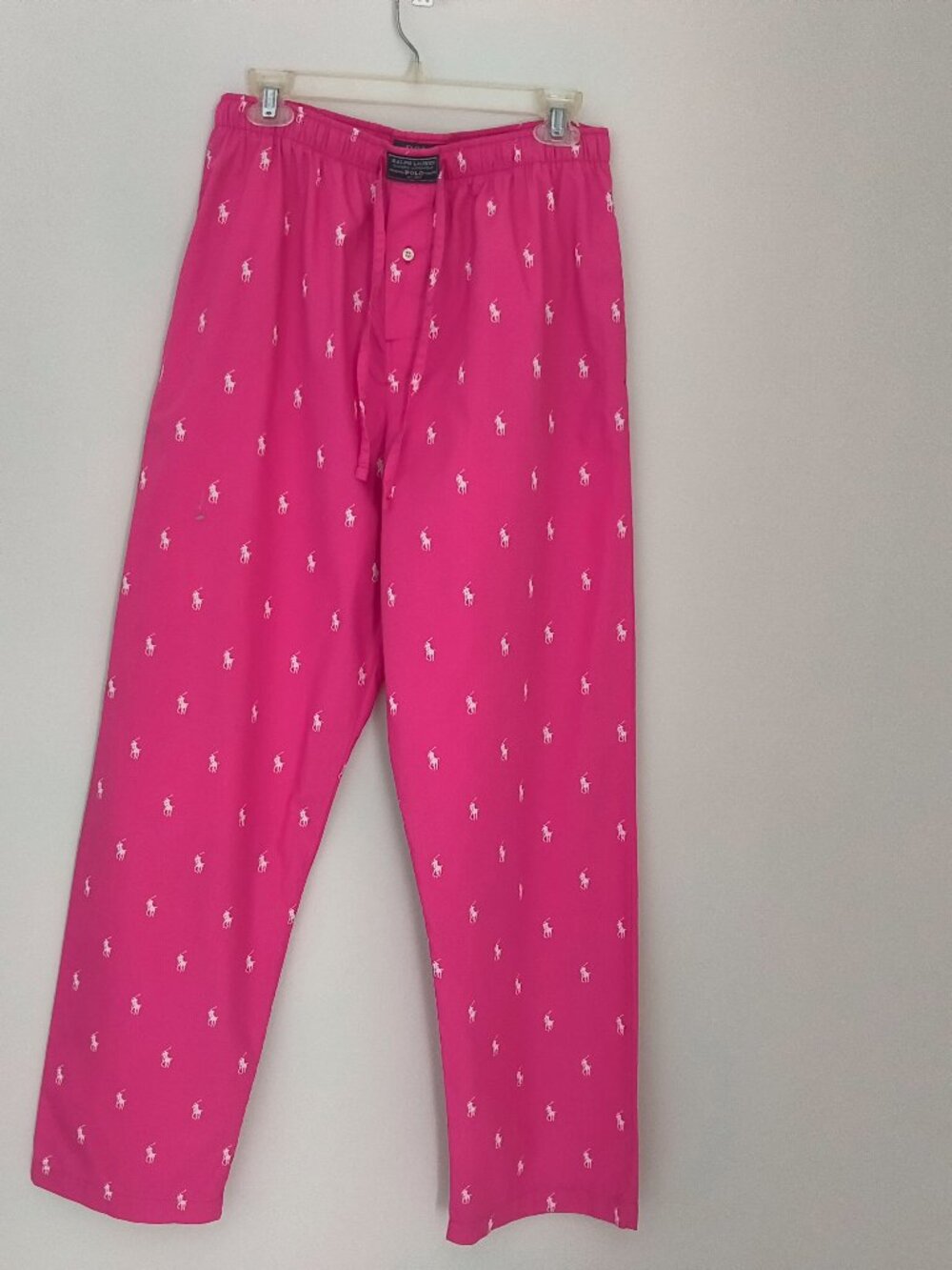 Polo Ralph Lauren hot pink cotton pajama pants size M